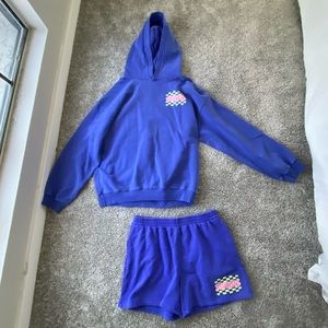 Hoodie & Shorts Sweat Set